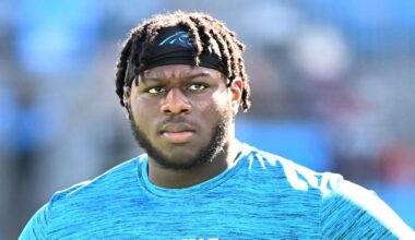 Carolina Panthers offensive tackle Ikem Ekwonu