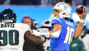 Chargers climb up power rankings following victory in bloody battle against Eagles
