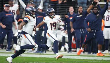 NFL Awards Broncos WR Marvin Mims for Punt-Return TD