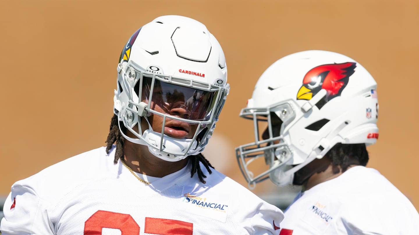 Jun 10, 2025; Tempe, AZ, USA; Arizona Cardinals defensive lineman Walter Nolen III (97) during minicamp at the teams Arizona Cardinals Training Facility. Mandatory Credit: Mark J. Rebilas-Imagn Images