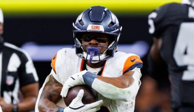 Denver Broncos RB RJ Harvey