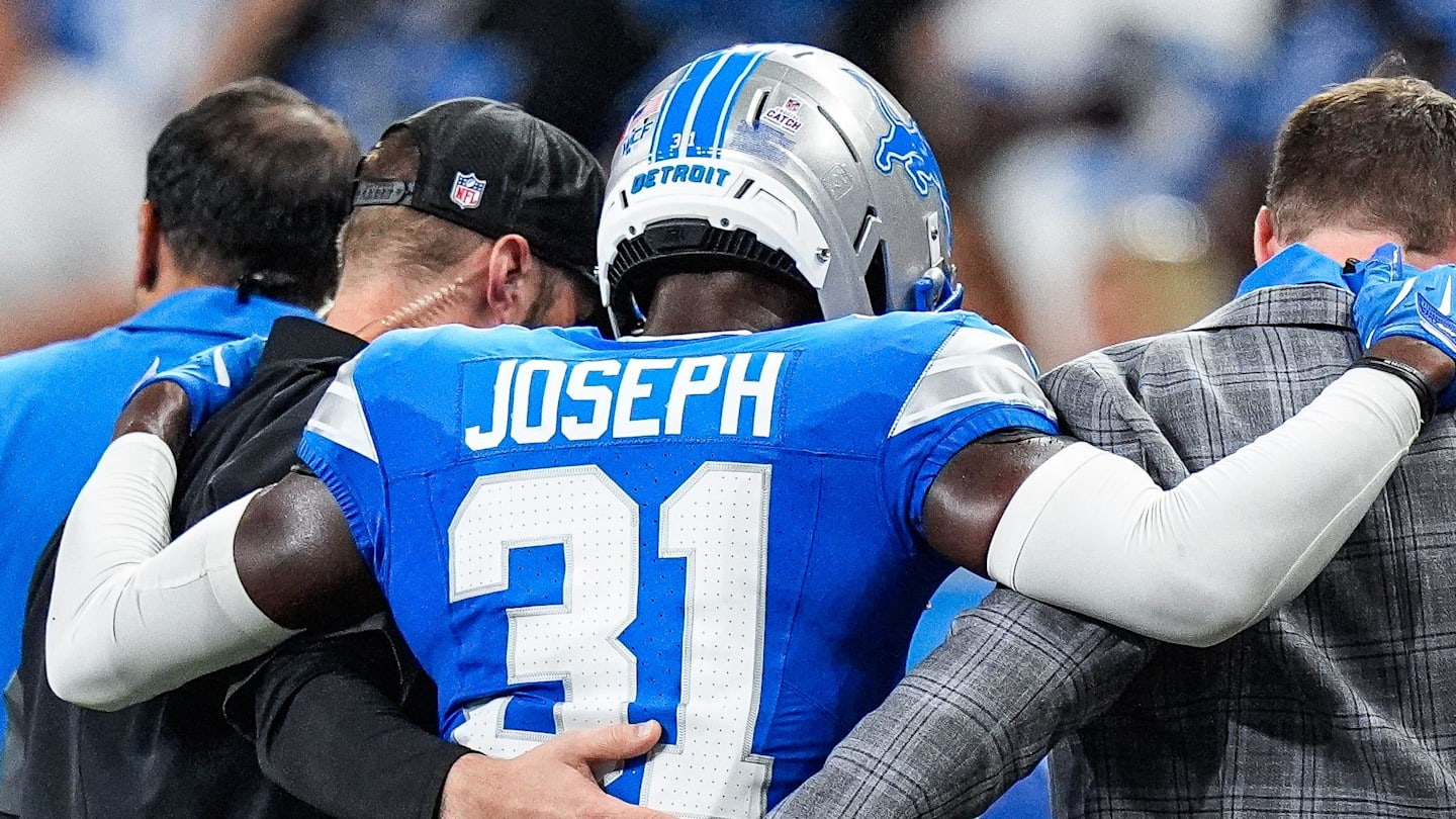 Detroit Lions Kerby Joseph Suffers Knee Injury Setback