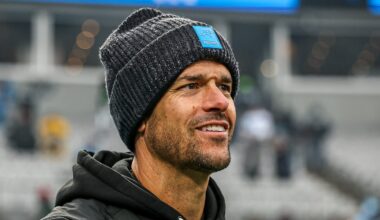 Carolina Panthers head coach Dave Canales