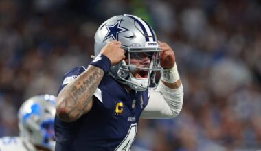 Dallas Cowboys quarterback Dak Prescott