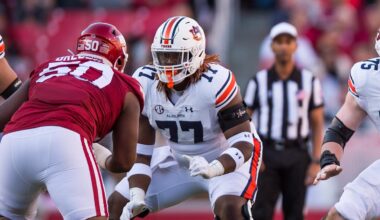Auburn Offensive Lineman Declares for 2026 NFL Draft
