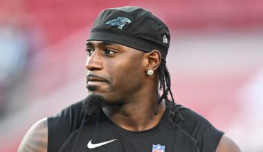 Carolina Panthers wide receiver Xavier Legette