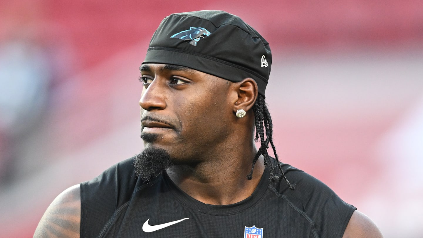 Carolina Panthers wide receiver Xavier Legette