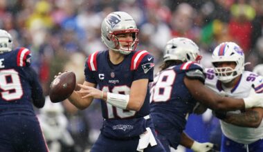 Drake Maye Mastery Gives Patriots Halftime Lead Over Bills