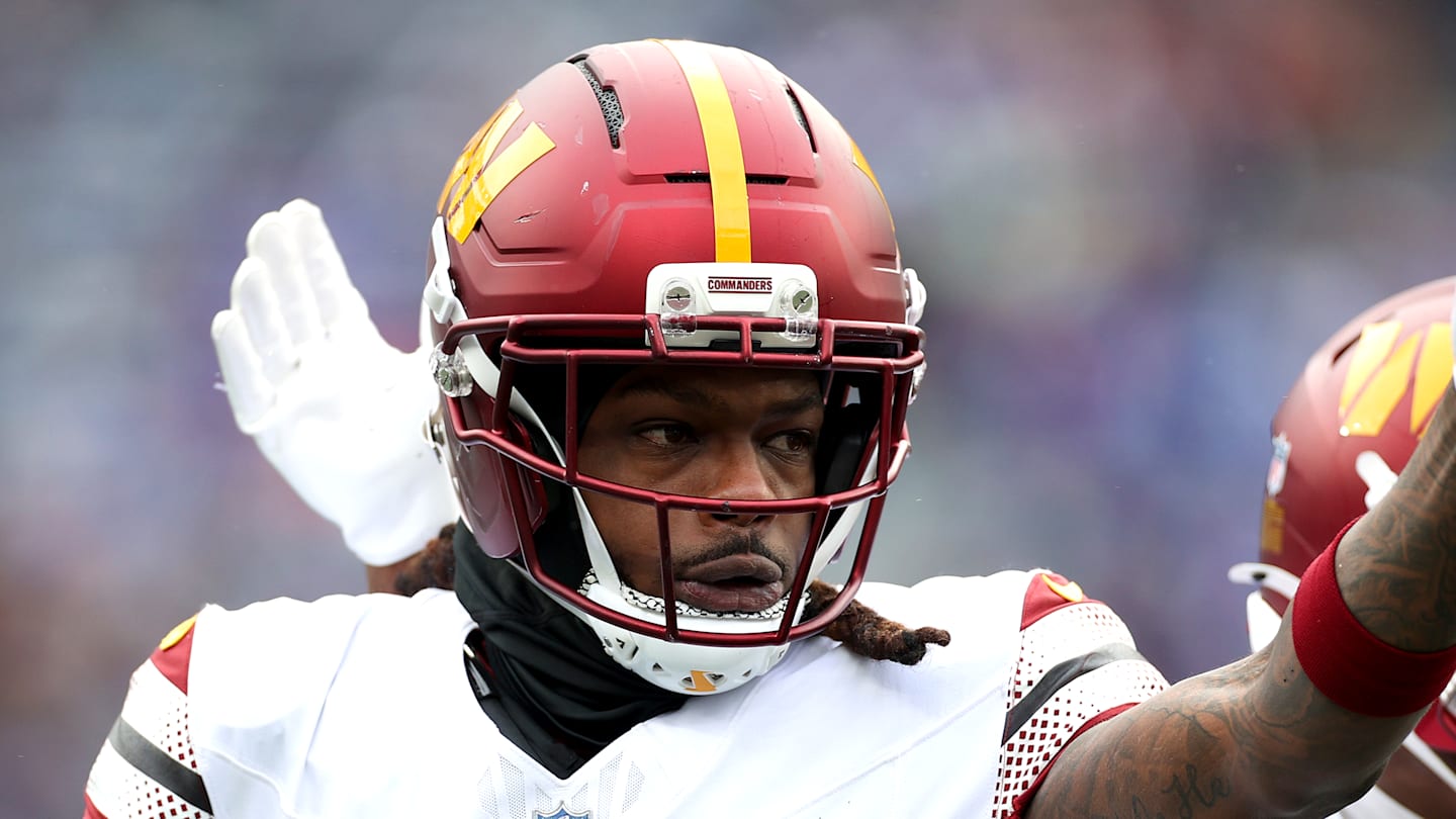 Washington Commanders wide receiver Noah Brown