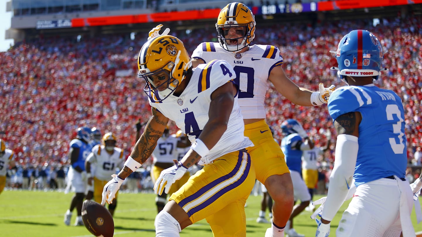 LSU Football Wide Receiver, Oklahoma Transfer Labeled 'Biggest Bust' in Portal