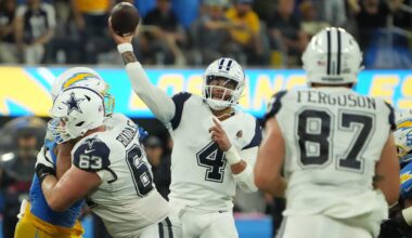 Dallas Cowboys-Chargers opening Week 16 odds show rare optimism
