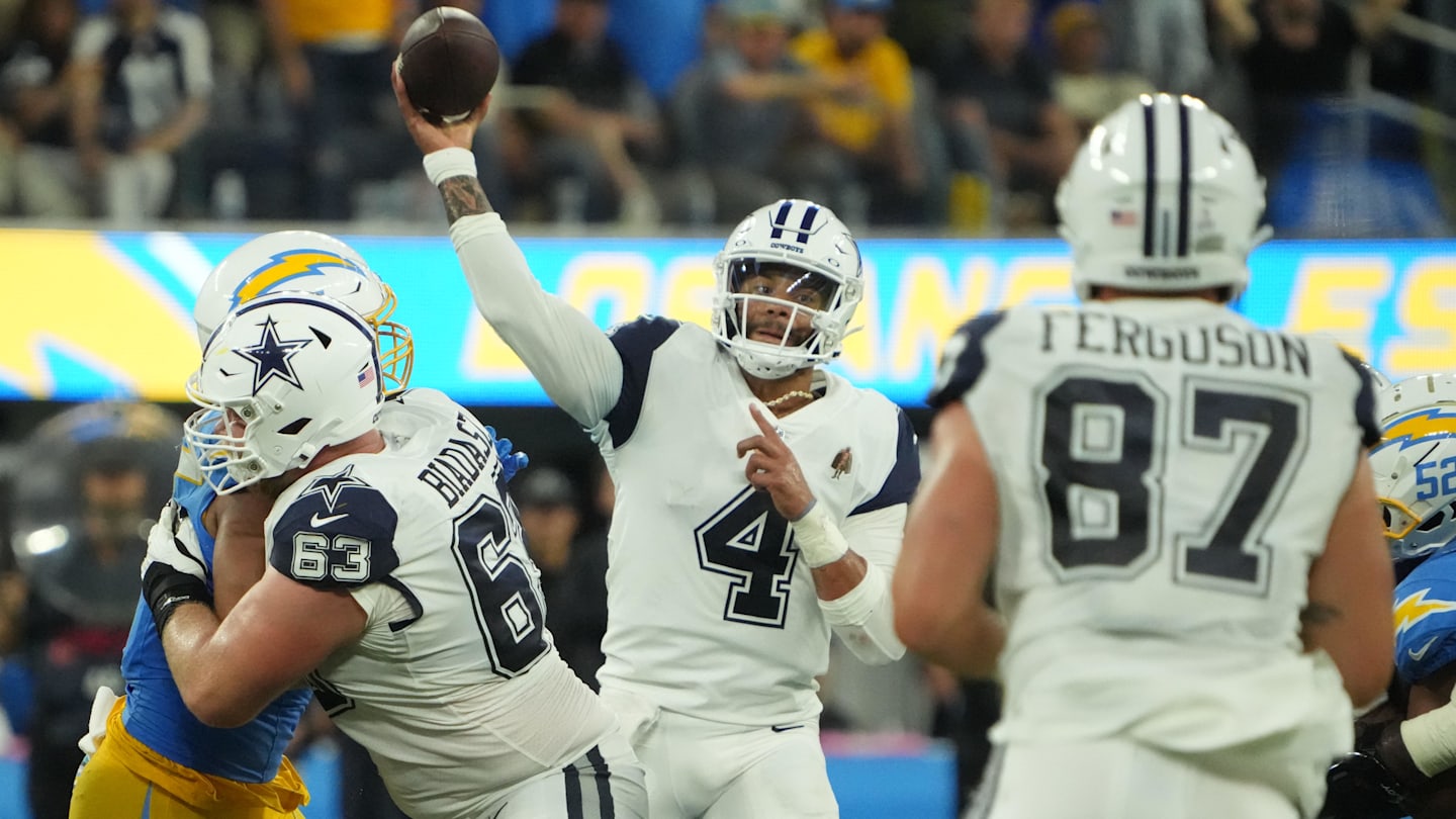 Dallas Cowboys-Chargers opening Week 16 odds show rare optimism