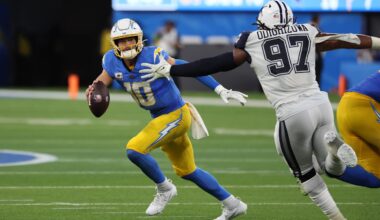 Chargers open as shocking Week 16 underdogs against lame-duck Cowboys