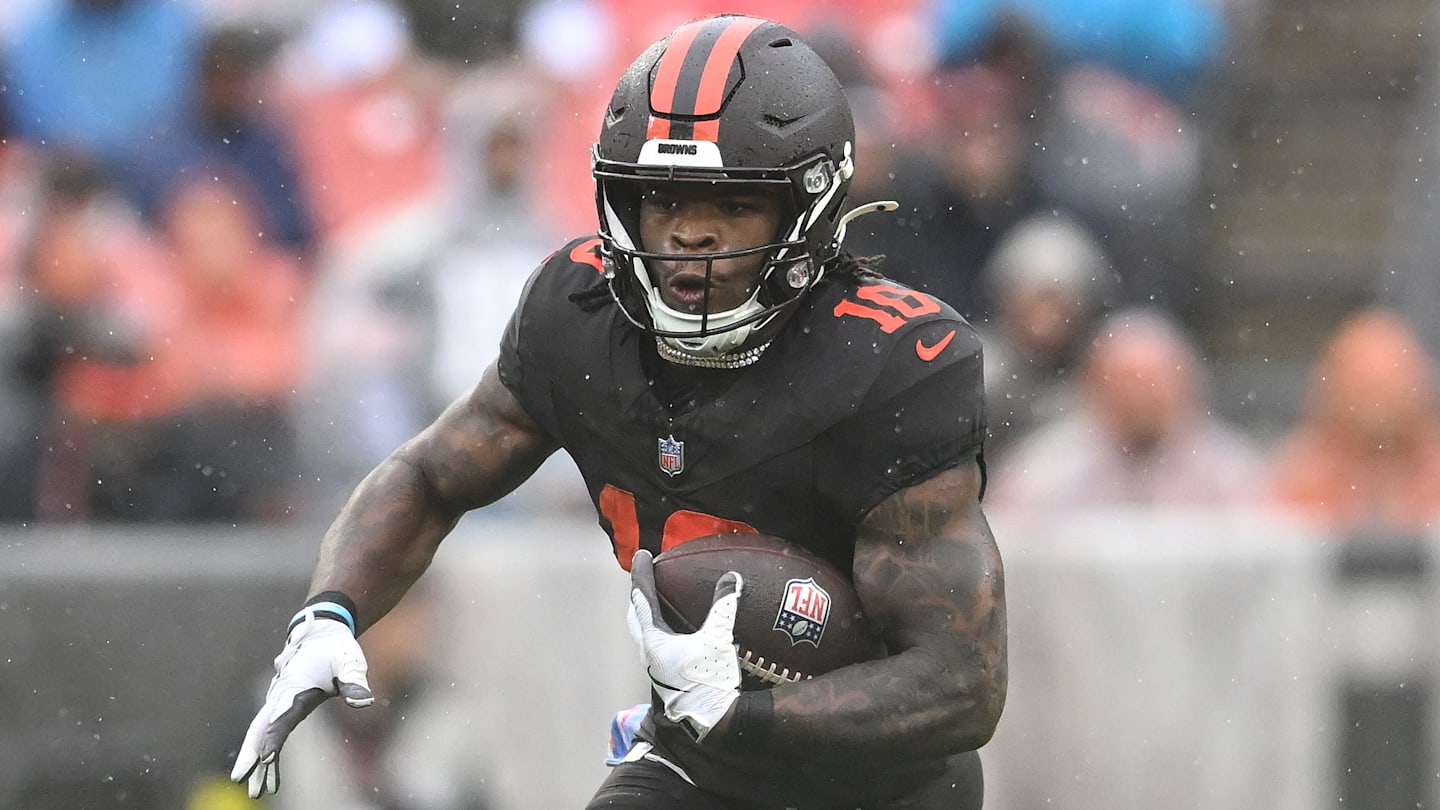 Cleveland Browns running back Quinshon Judkins