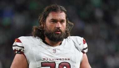 Commanders lineman details sleepless nights after traumatic knee injury