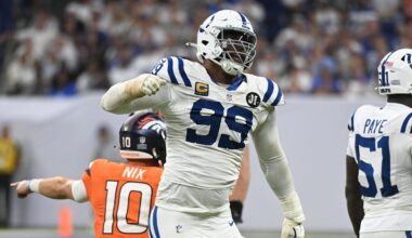 Colts' Best Defender Trending Toward Return vs. 49ers