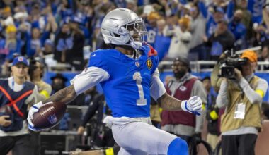 'I'm Proud' of Detroit Lions WR Jameson Williams