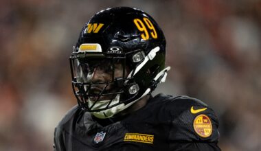 Washington Commanders defensive lineman Javon Kinlaw