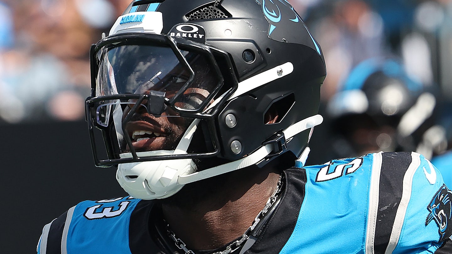 Carolina Panthers linebacker Claudin Cherelus