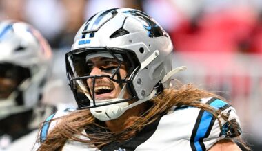 Carolina Panthers linebacker Christian Rozeboom