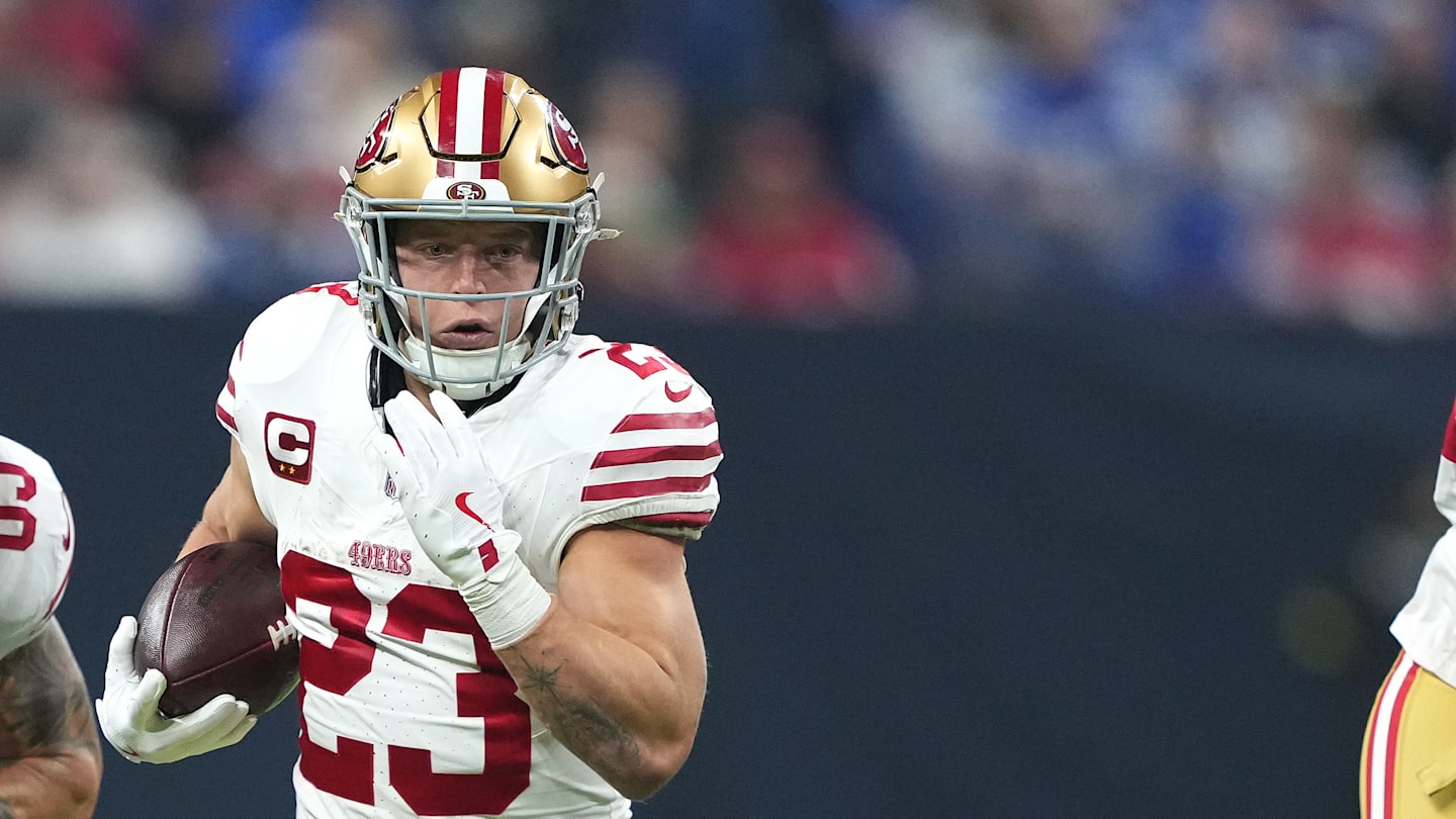 San Francisco 49ers running back Christian McCaffrey