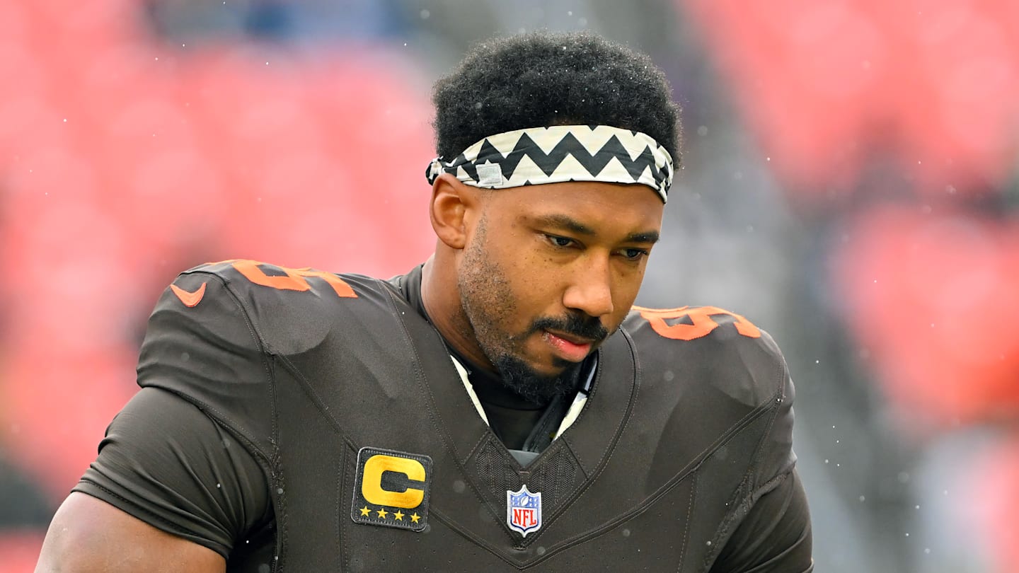 Cleveland Browns defensive end Myles Garrett