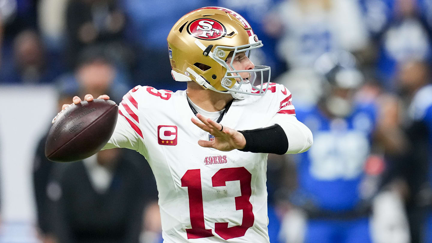 San Francisco 49ers quarterback Brock Purdy