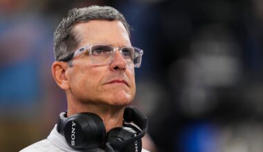 Los Angeles Chargers head coach Jim Harbaugh