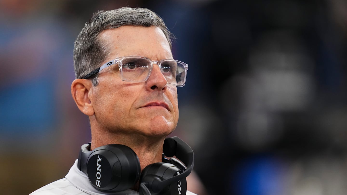 Los Angeles Chargers head coach Jim Harbaugh