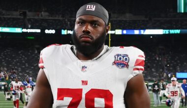 Five Giants Held Out of Wednesday’s Practice Due to Injury