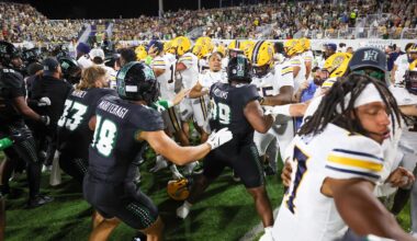 College football bowl game ends in massive brawl on Christmas Eve