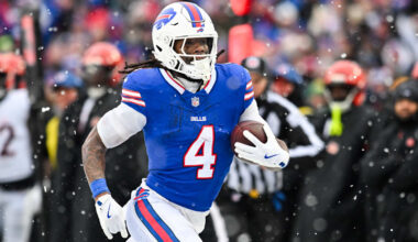 Bills' RB James Cook is on the doorstep of historic milestone