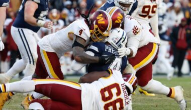 Commanders physicality likened to 'heavyweight title fight'