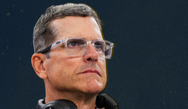 Chargers head coach Jim Harbaugh