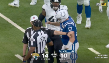 A Very Angry Philip Rivers Went Off on Refs During Key Moment in Jaguars-Colts Game