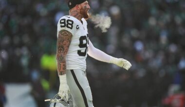 With top draft pick in play, Raiders bench banged-up Maxx Crosby for game vs. Giants :: WRAL.com