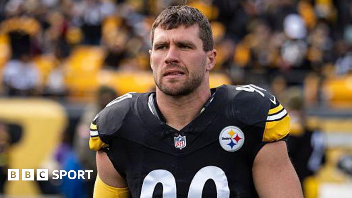 TJ Watt in his Steelers kit