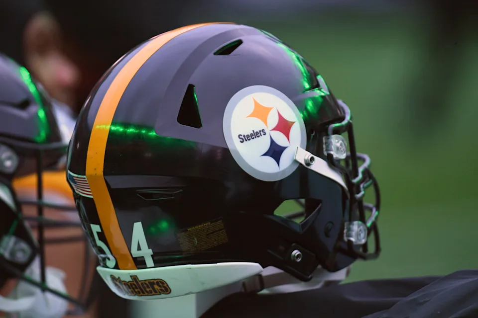 Pittsburgh Steelers helmet.