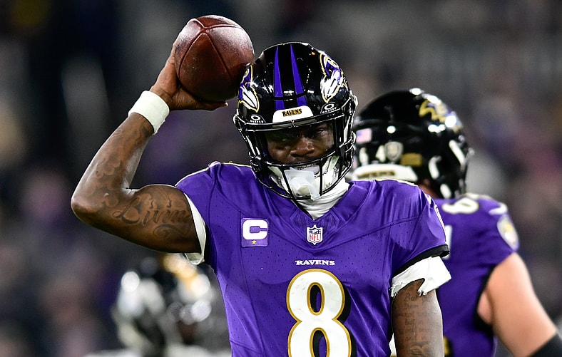 Pittsburgh Steelers Baltimore Ravens QB Lamar Jackson 