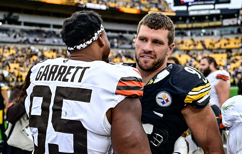 Pittsburgh Steelers T.J. Watt Myles Garrett