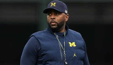 Sherrone Moore, 39, was fired as head coach of the Michigan Wolverines due to an alleged 'inappropriate relationship' with a staff member