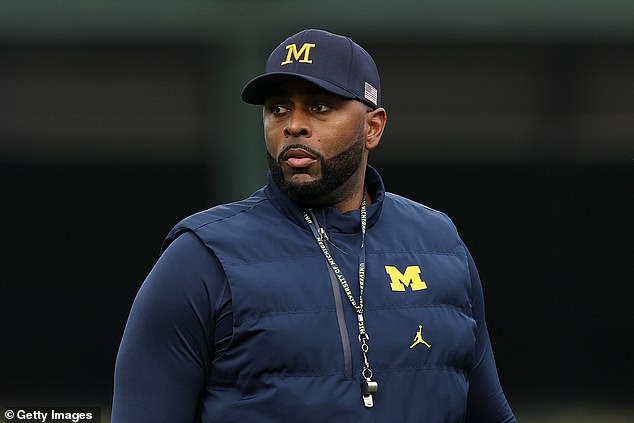 Sherrone Moore, 39, was fired as head coach of the Michigan Wolverines due to an alleged 'inappropriate relationship' with a staff member