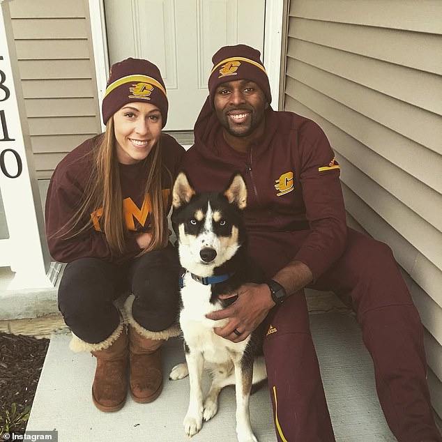 Moore, pictured with wife Kelli, allegedly threatened to kill himself during the shocking incident