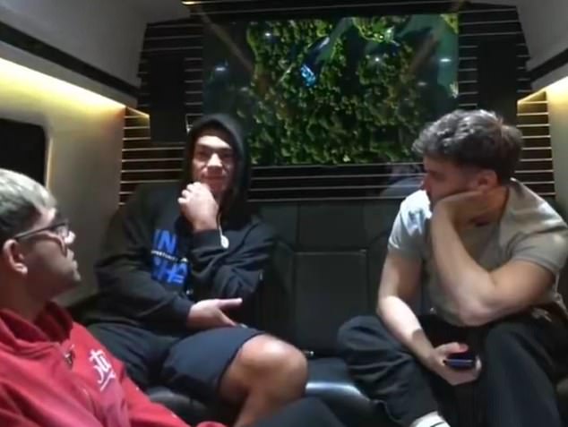 Puka (second from left) also hit the headlines this week for comments on a live Twitch stream