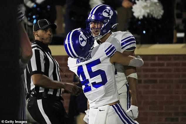 Samson and Puka played together during a successful final season of college football at BYU