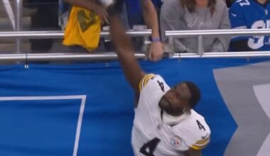 Steelers star DK Metcalf had a previous run-in with a Lions fan a year before swinging at him
