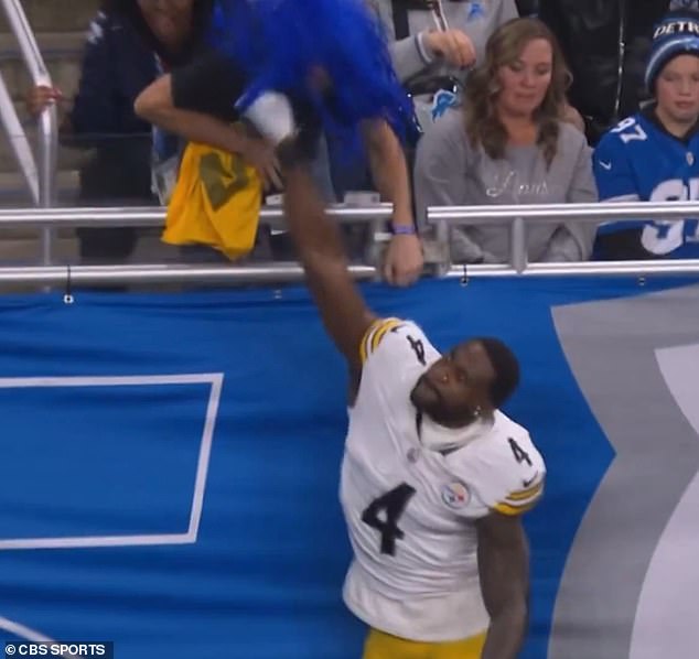 The fan told the Free Press that he used Metcalf's 'government name' which he 'doesn't like' leading to the wide receiver appearing to take a swing at Kennedy