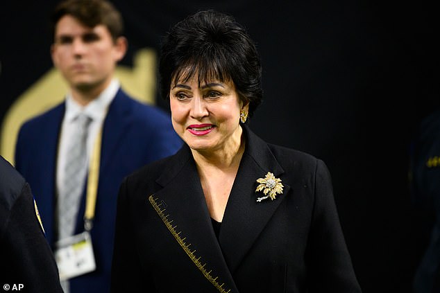 Mrs Benson herself has an estimated net worth of $7.9 billion, according to Forbes