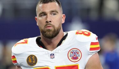 There are fears that Travis Kelce could be set to play his final ever game at Arrowhead Stadium