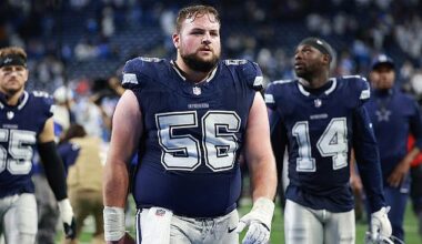 Dallas Cowboys offensive lineman Cooper Beebe hit out at the Los Angeles Chargers